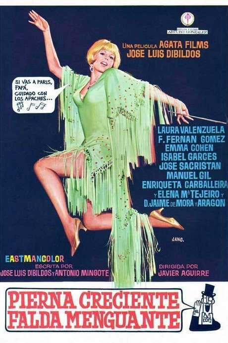 Pierna creciente, falda menguante